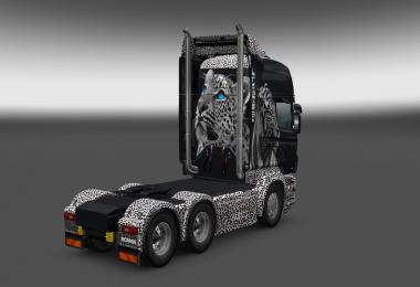 Scania RS RJL Tiger & Leopard Skin 1.22