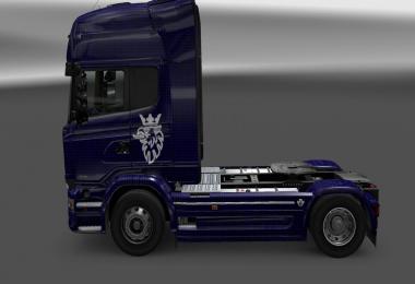 Scania Streamline Blue Carbon Skin