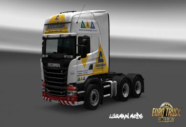 Scania Streamline RJL Ainscough Crane Hire Skin 1.22.xx