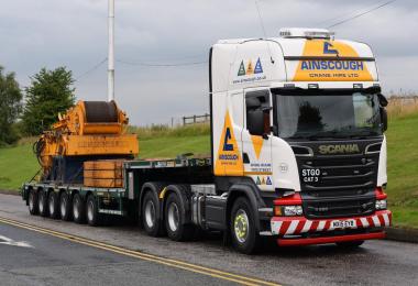 Scania Streamline RJL Ainscough Crane Hire Skin 1.22.xx