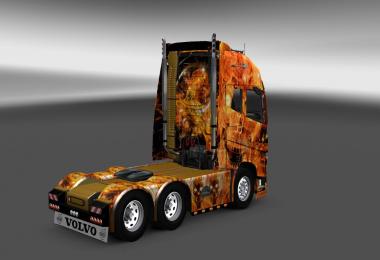 Skin Fire Skull For all Trucks 1.22