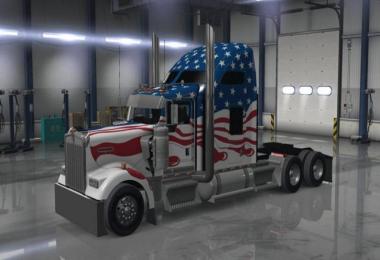 Skin USA for the Kenworth W900 1.1.1.3