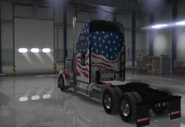 Skin USA for the Kenworth W900 1.1.1.3