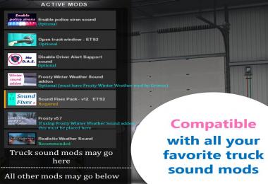 Sound Fixes Pack v12.5