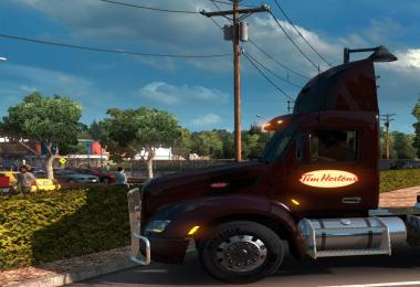 Tim Hortons skins for the 579 and T680 + Trailer v1