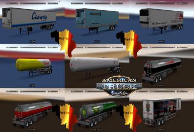 Trailer Pack V1.0 Replaces (+/- 60 skins) For ATS 1.1.x