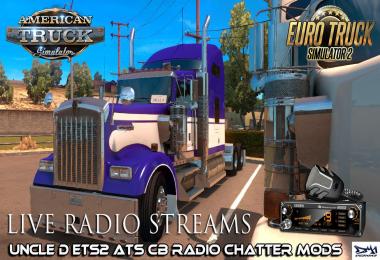 Uncle D ATS ETS2 CB Radio Chatter LIVE Stream Stations V1.0