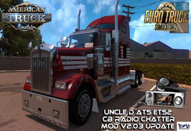 Uncle D ATS ETS2 CB Radio Chatter Mod V2.03