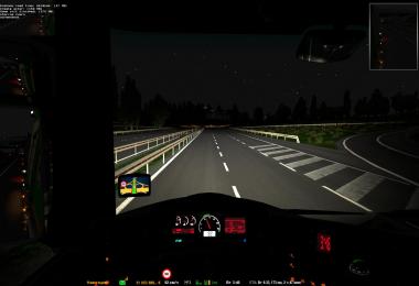 Bright Headlights Traffic