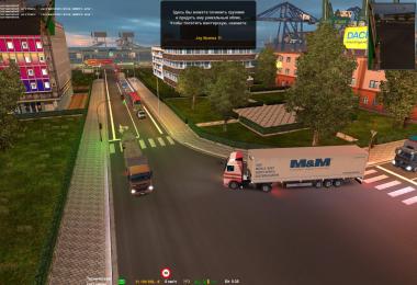 Bright Headlights Traffic