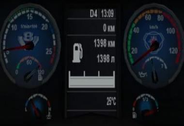 Dashboard for Scania R, Streamline, T