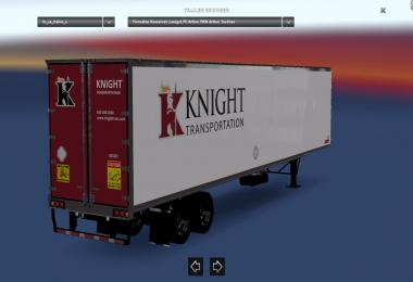 DC-Knight W900 + Trailer Skin Pack for ATS v1