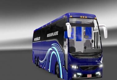 Facelifted Indian Volvo Bus mod with Skins