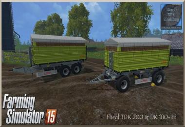 Fliegl trailer v1.0 Dunkelgrun