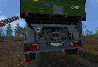 Fliegl trailer v1.0 Dunkelgrun