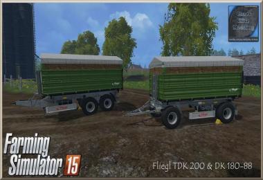 Fliegl trailer v1.0 Dunkelgrun