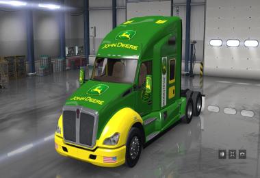 John Deere skin for Kenworth T680 v1.0
