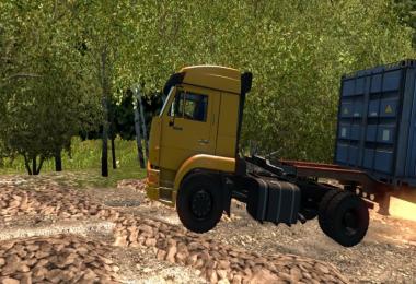 Kamaz 6460 with improved off-road suspension 1.22.x