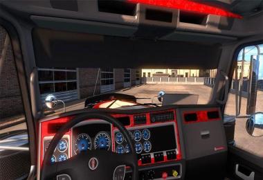 Kenworth w900 Dashboard blue