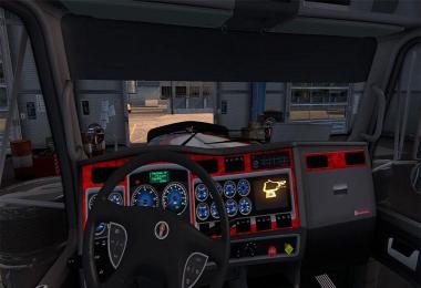 Kenworth w900 Dashboard blue