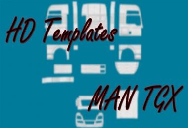 MAN TGX HD templates