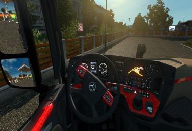 Mercedes Actros MP4 2014 Red Interior
