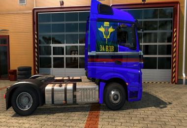 Mercees Actros MP4 Desant Skin