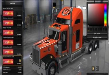 NFL Skin Pack – Kenworth W900