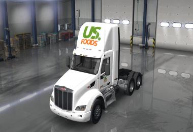 Peterbilt 579 DayCab US Foods Skin