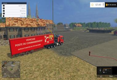 Poste de commandement  speciale pompier v1