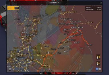Road Atlas for Vanilla + TSM + Rusmap + Russia Open Spaces