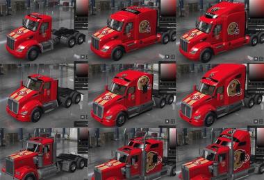 San Francisco 49ers NFL team skins v1