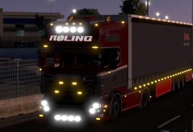 Scania R500 Roling + Weeda Trailer