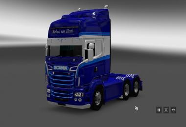 Scania RS RJL Robert van Herk Skin