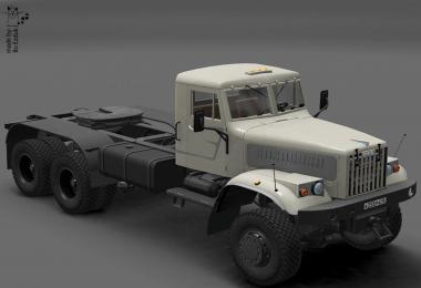Skin Style001 for Kraz 255 Truck 1.22