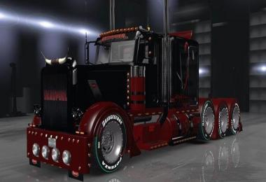 T-D-S Peterbilt 389 Deadpool Skin
