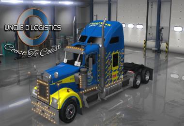 Uncle D Logistics Goodyear Racing Kenworth W900 Skin