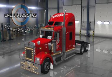 Uncle D Logistics Heartland Express Red Kenworth W900 Skin