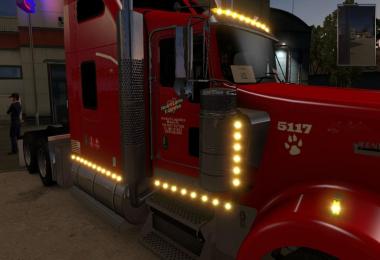 Uncle D Logistics Heartland Express Red Kenworth W900 Skin