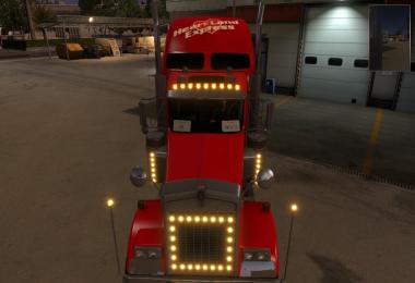 Uncle D Logistics Heartland Express Red Kenworth W900 Skin