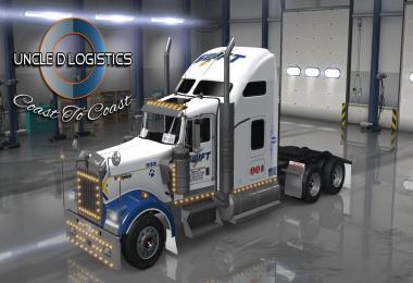 Uncle D Logistics Swift Trucking Kenworth W900 Skin