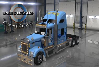 Uncle D Logistics Werner Trucking Kenworth W900 Skin