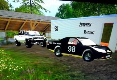 98 nascar + trailer v1