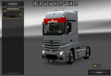 Actros MP IV sunvisor 1.23