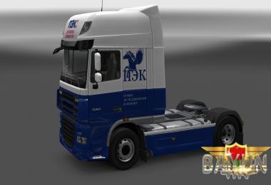 DAF XF 105 P.E.C. Skin