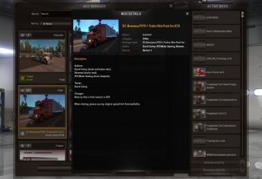 DC-Bourassa P579 + Trailer Skin Pack for ATS v1