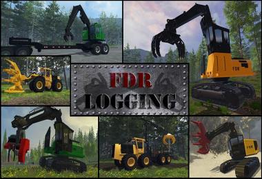 FDR Logging Machine Pack + Bonus Northwest Logging Map