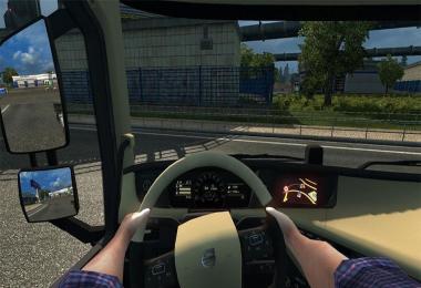 Hands on Steering Wheel – Volvo FH16 2012