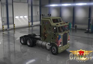 Kenworth K100 Military Girls Skin