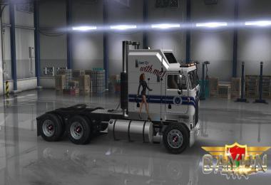 Kenworth K100 Military Girls Skin